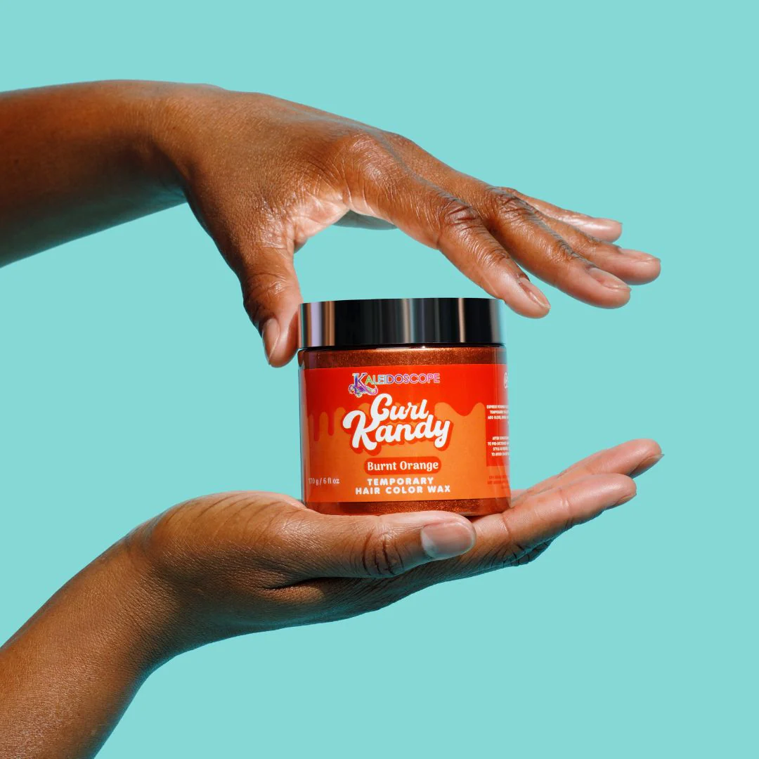 Curl Kandy Burnt Orange - Temporary Hair Color Wax 6oz - Image 3