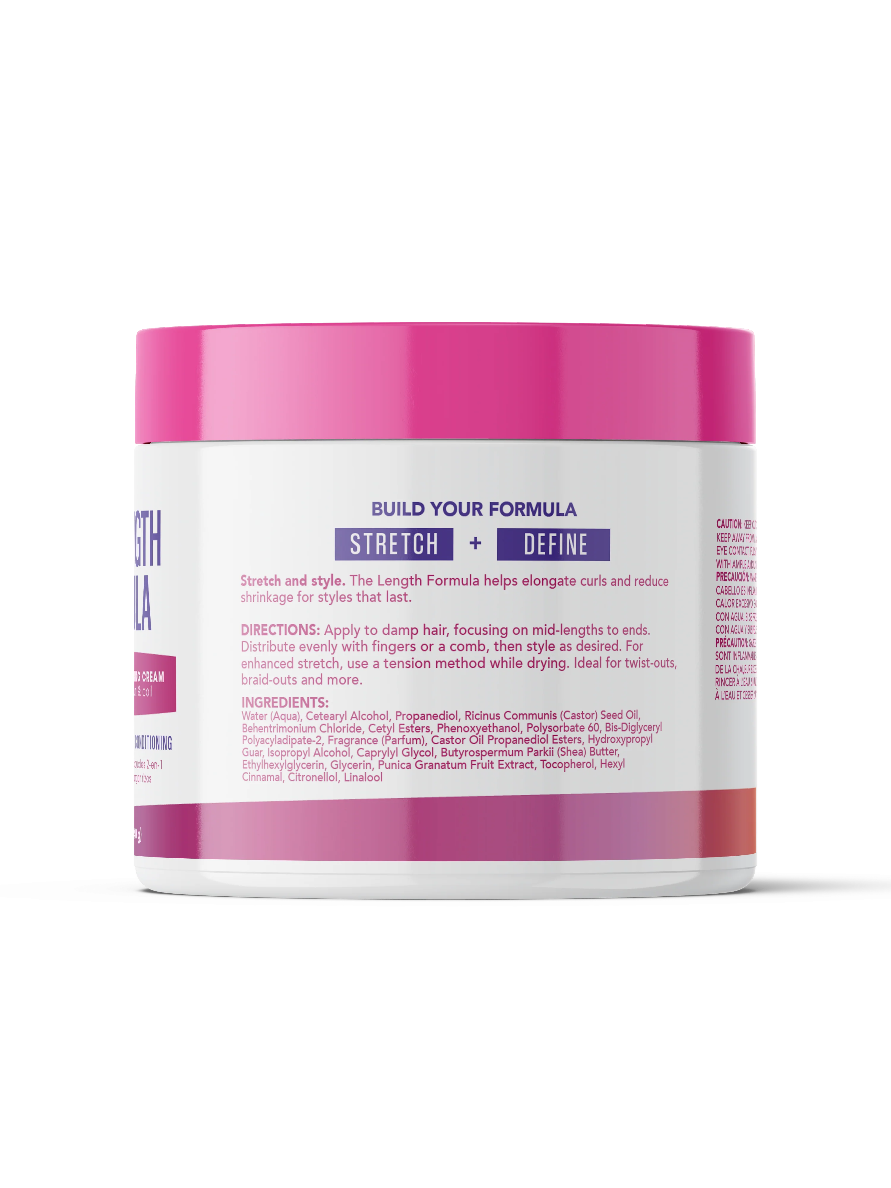 Curl Math The Length Formula - 2-in-1 Curl Elongating Cream 12oz - Image 3